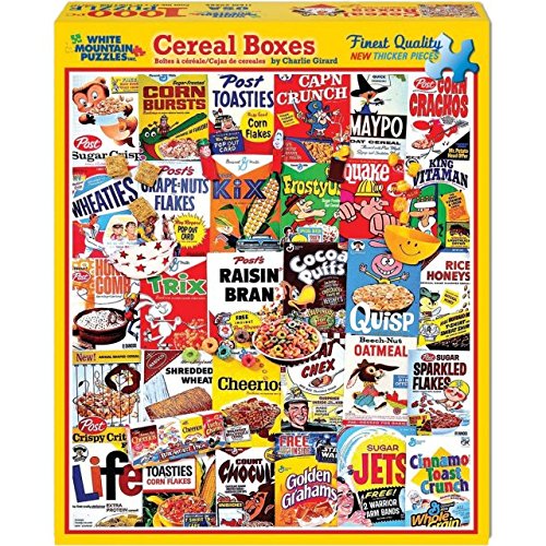 White Mountain Puzzles Cereal Boxes Jigsaw Puzzle (1000 Pieces)