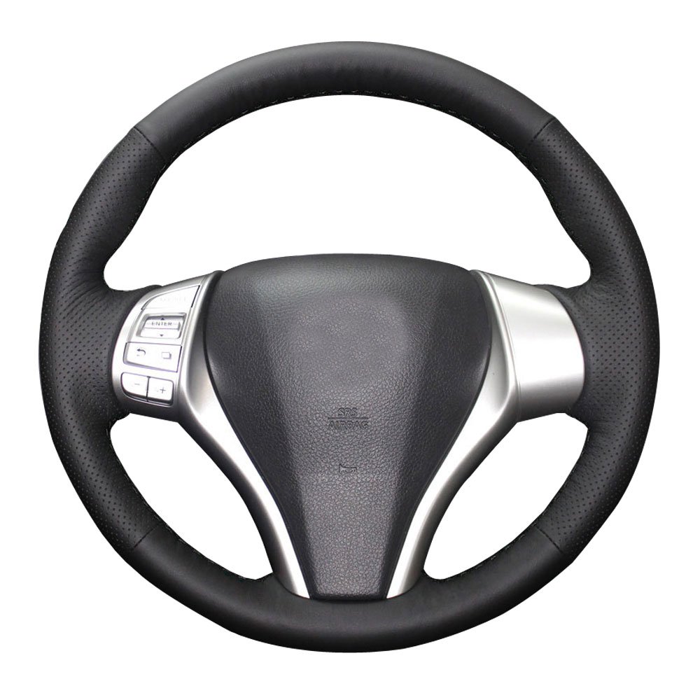 Eiseng DIY Steering Wheel Cover for Nissan Altima Sedan 2013 2014 2015