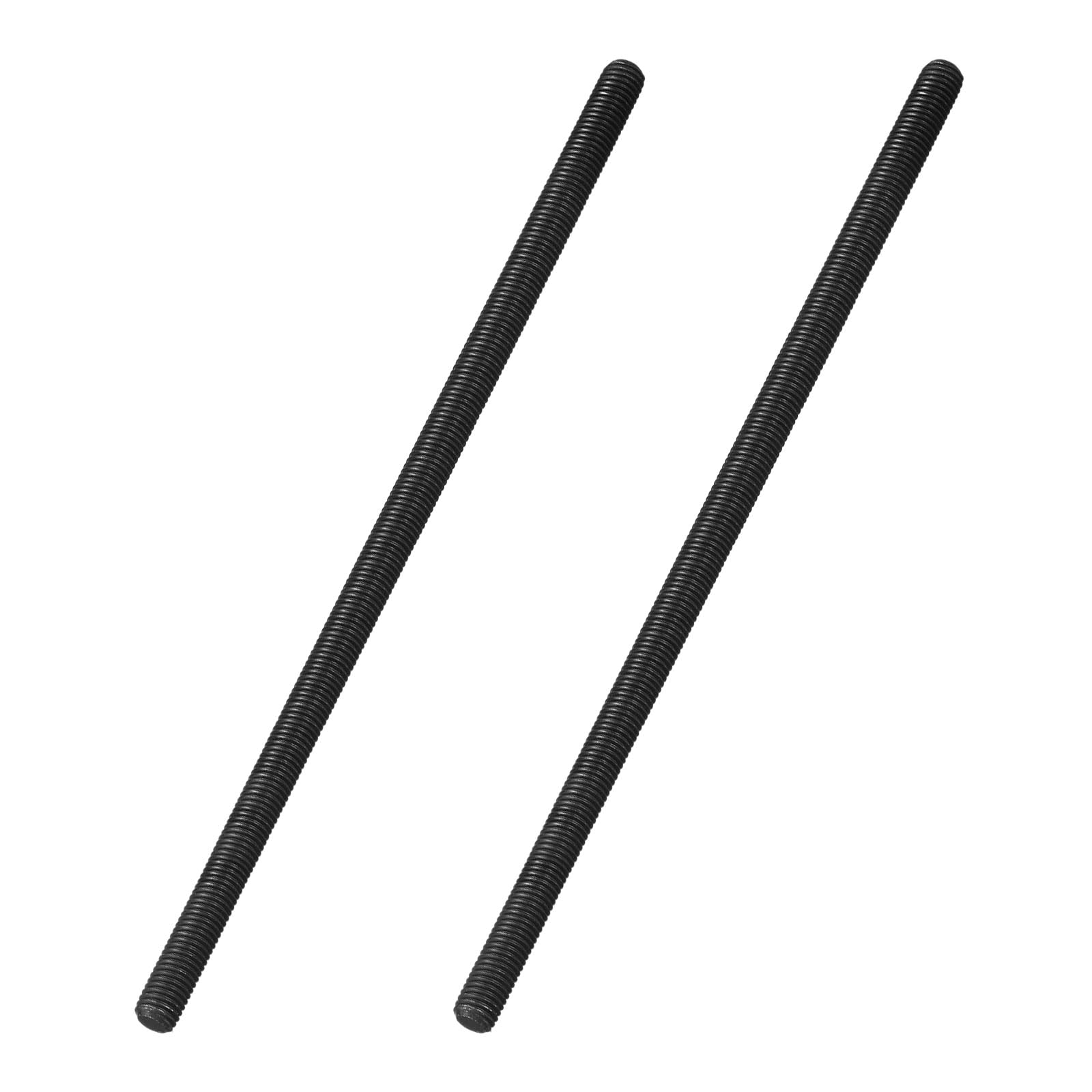 Photo 1 of uxcell 5/8-11 UNC Fully All Threaded Rod, 4Pcs B7 Alloy Steel Long Threaded Screw 15.9" Length Right Hand Threads Fully Studding Rod Bar for Machinery, Construction, Black