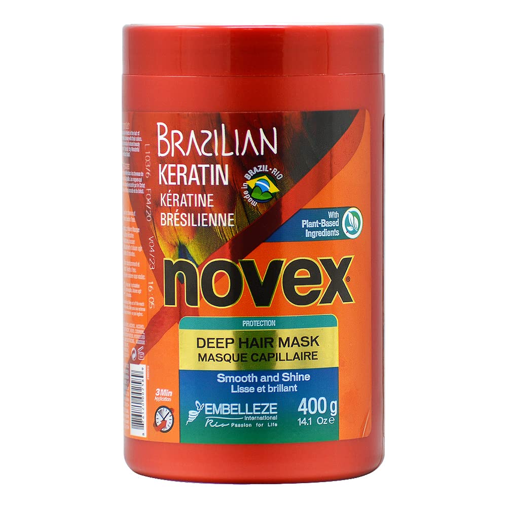 Novex - Hair Treatment Cream - Deep Hair Treatment Cream - With Keratin - 400 Gr
