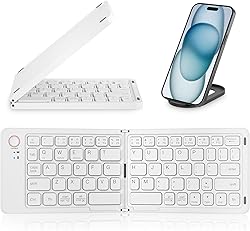 JPHTEK Mini Foldable Bluetooth Keyboard - Portable