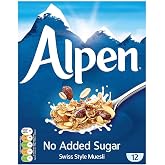 Alpen Muesli Cereal, No Sugar Added, 14 Ounce (Pack of 2)