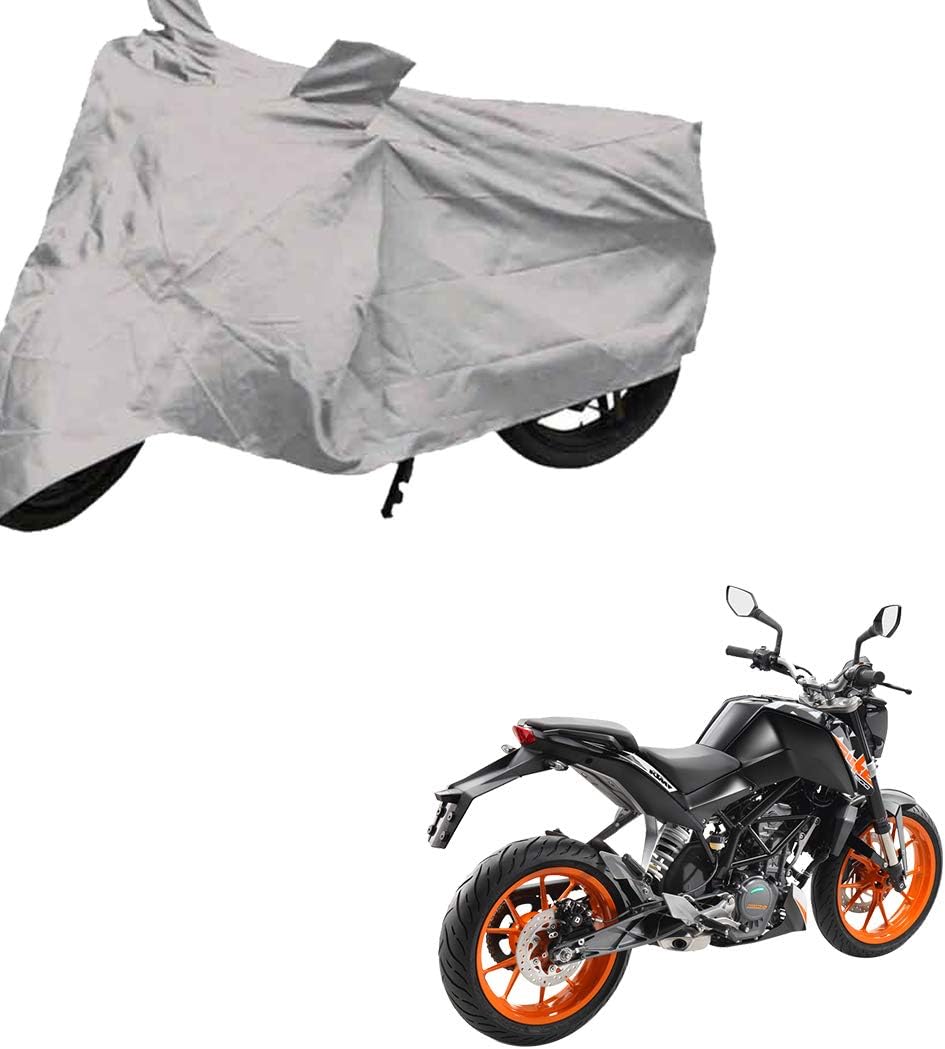 Mototrance Silver Bike Body Cover Compatible with KTM Duke 200