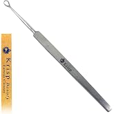 Ear Wax Removal Tool - Earwax Cleaner Tool Set Ear Wax Picker Loop Ear Cleaner Curette Q Tip Pick Metal Cleaning Reusable Ear Wax Kit Cleaner Remover Medical Grade Stainless Steel By Krisp Beauty