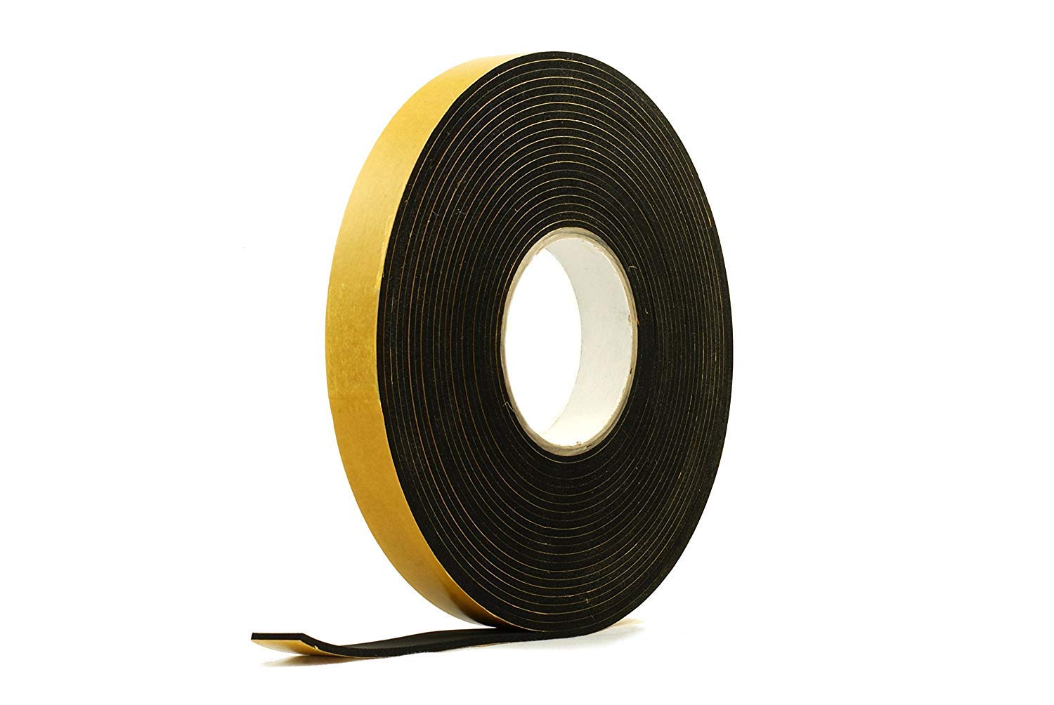 RS® Neoprene Rubber Self-Adhesive Sponge Strip 25mm Wide x 5mm Thick x 10m Long for Sealing, Weather Strip, Cushioning, Anti-Vibration, Anti-Slip, Gaskets & DIY