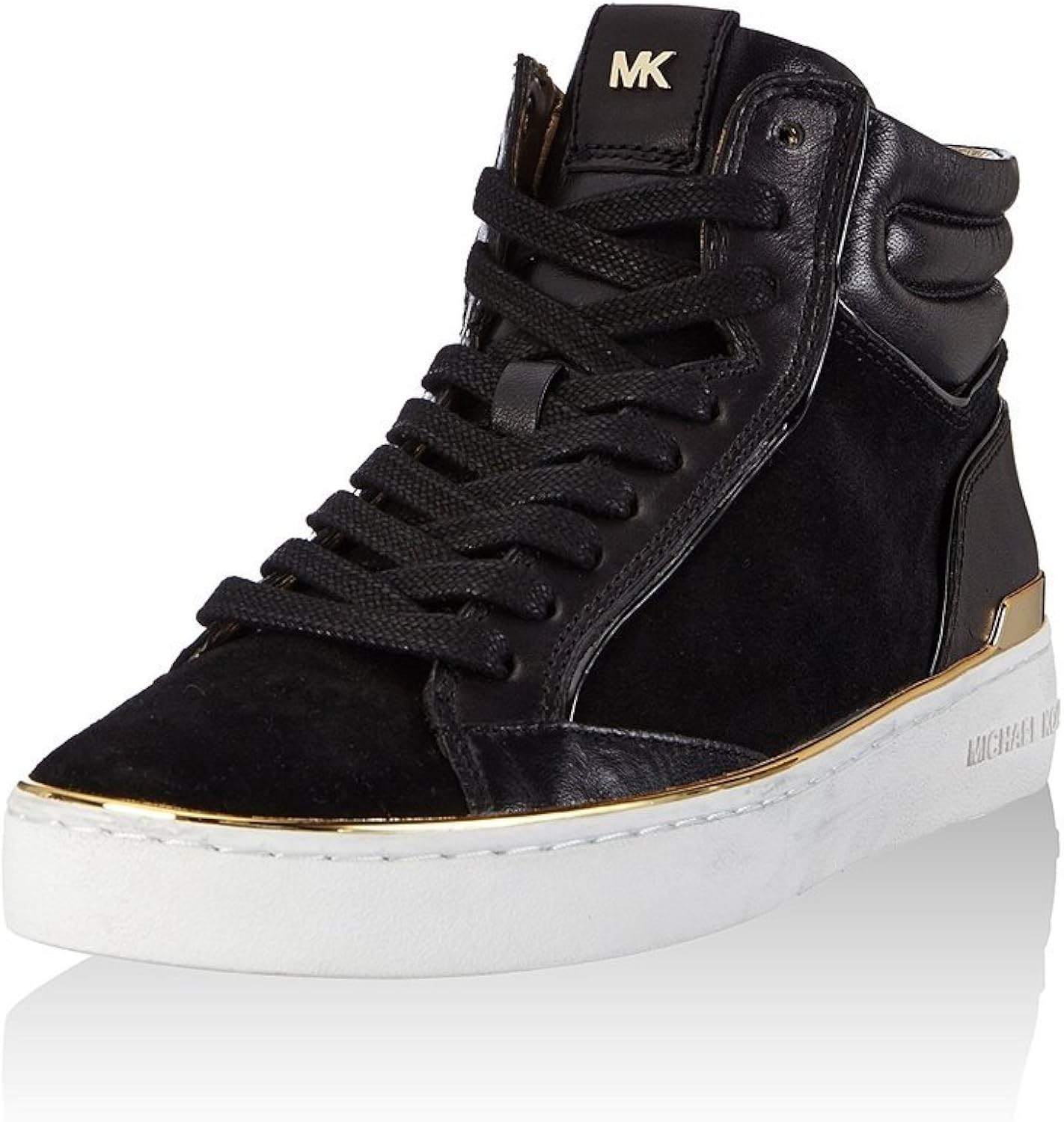 Amazon.com | Michael Kors Kyle High Top Leather Sneakers ...