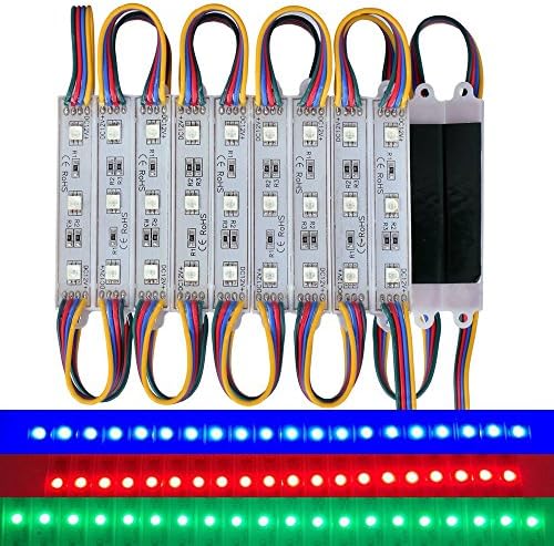 20pcs DC12V 5050 3LEDs Waterproof RGB LED Module Outdoor Led Sign Message Display Backlighting