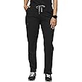 FIGS YOLA Skinny Scrub Pants for Women — Slim Fit, Straight Leg, 11 Pockets 4-Way Stretch, Anti-Wrinkle Women Scrub Pants