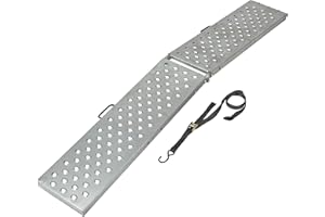 ULTRA-TOW Ironton Folding Galvanized Steel Loading Ramp - 700-Lb. Capacity, 80in.L