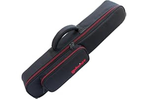 Generic Soprano Saxophone Case with Exterior Pockets Handle Strap Carrying Backpack