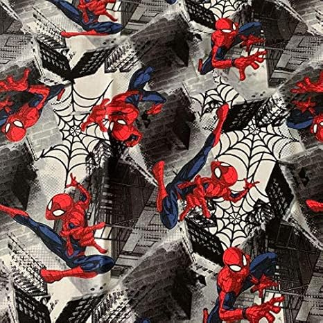 Amazon スパイダーマン ハギレ 生地 布 生地 通販