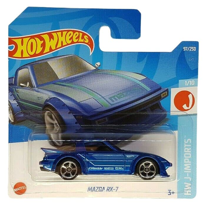 Hot Wheels - Mazda RX-7 - HWJ-Imports 1/10 - HCV76 - Short Card - Sparco - GReddy - Mattel 2022