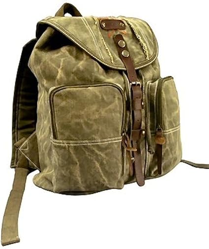olive canvas backpack