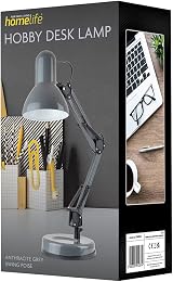 Homelife for Easy Living Swing Poise Hobby Desk Lamp 35W Anthracite Grey view 4