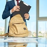 Rapesco Foldover Clipboard with Pocket A4+ Black VFDCB0B3 view 6