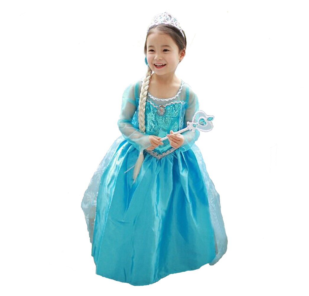 Buy OISK Frozen Elsa Princess Character Costume Dress Shawl Christening