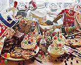 Springbok Puzzles - Treats and Sweets - 1000 Piece Jigsaw Puzzle - Large 24 Inches by 30 Inches Puzzle - Made in USA - Unique Cut Interlocking Pieces