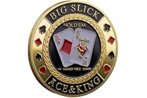 Poker Card Guard Coin Collectibles Table Games Poker - Good Luck, Las Vegas, Poker Accessories, Pot Committed, Shark, Donkeys