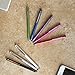 TruGlide Mesh Fiber Stylus with Microfiber Knit Tip for All Capacitive Touch Screen Tablets, iPad, and Smartphone (Purple with Silver Clip)