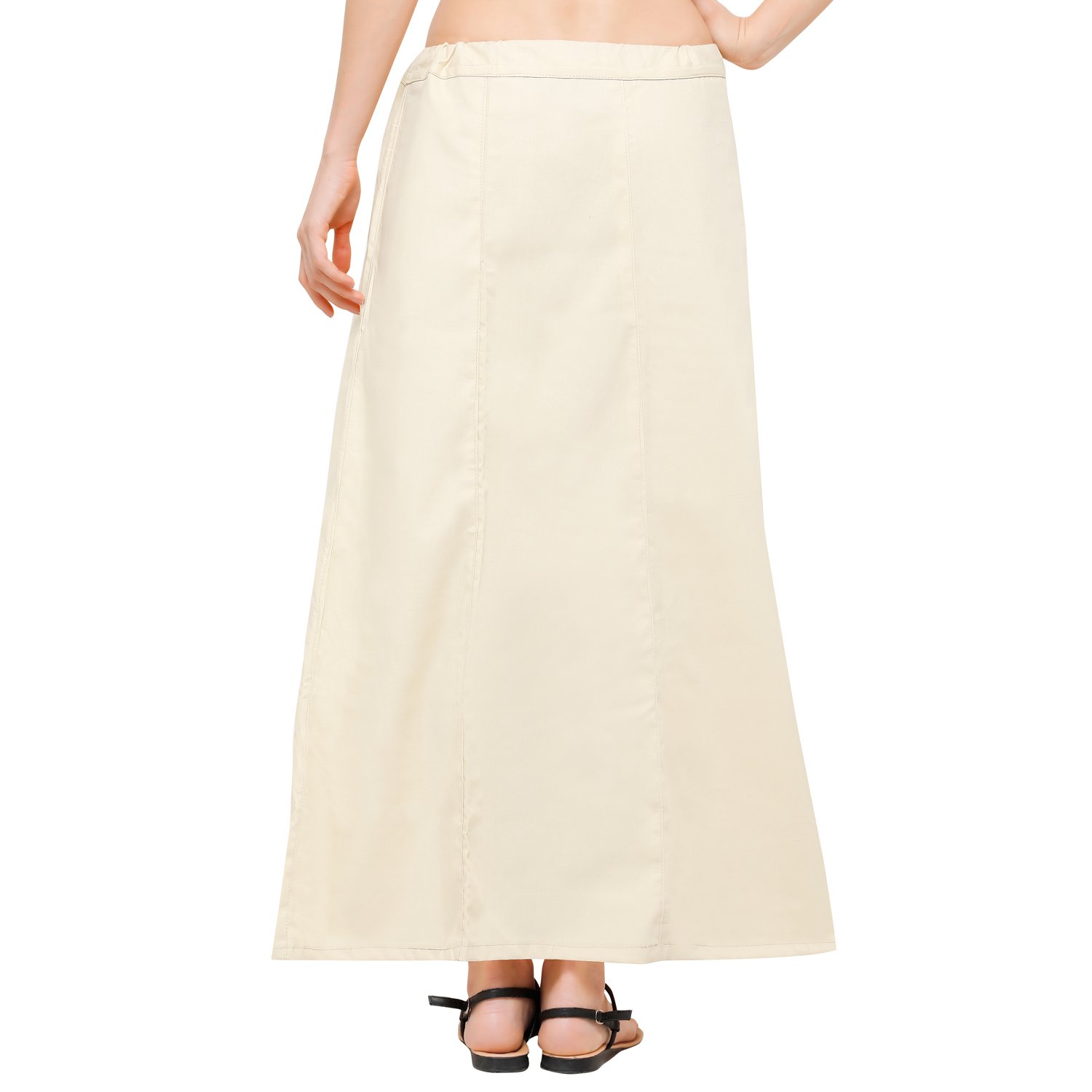 ziya women's cotton petticoat (zy-cpt-ofw, off white, free size)