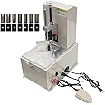 INTBUYING Electric Round Corner Cutter Machine, 110V Corner Rounding Machine with R3 R4 R5 R6 R7 R8 R9 Seven Types Cutting Blade/Foot Pedal, Heavy-Duty Fillet Paper Cutter for Name Card NoteBooks