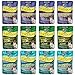 Earthborn Holistic Grain Free Wet Cat Food in Gravy Pouches - 3 Ounces Each - 3 Flavors - Fin & Fowl, Lowcountry Fare, and Keywest Zest (12 Pouches Total)