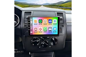 10.1" Double Din Car Stereo Radio for Nissan Versa 2006 2007 2008 2009 2010 2011,with CarPlay & Android Auto,HD Touchscreen D