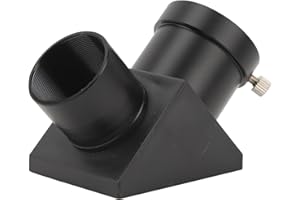 YOUTHINK 90 Degree Diagonal Mirror, Metal and Optical Lens, Upright Clear Images, Ideal for Refractor Telescopes and Stargaze