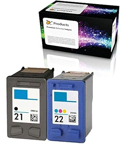 Cartouches D'encre Compatibles HP OfficeJet 4300 4311 4314 - Format HP 21 XL Et 22 XL