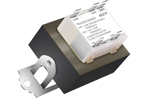 WUYELIN 0130M00138S 240V to 24V Transformer Compatible with Furnaces/HVAC Equipment Primary 208/240V Secondary 24V Heater HVAC Replacement Part Class 2 Control with Foot Mount