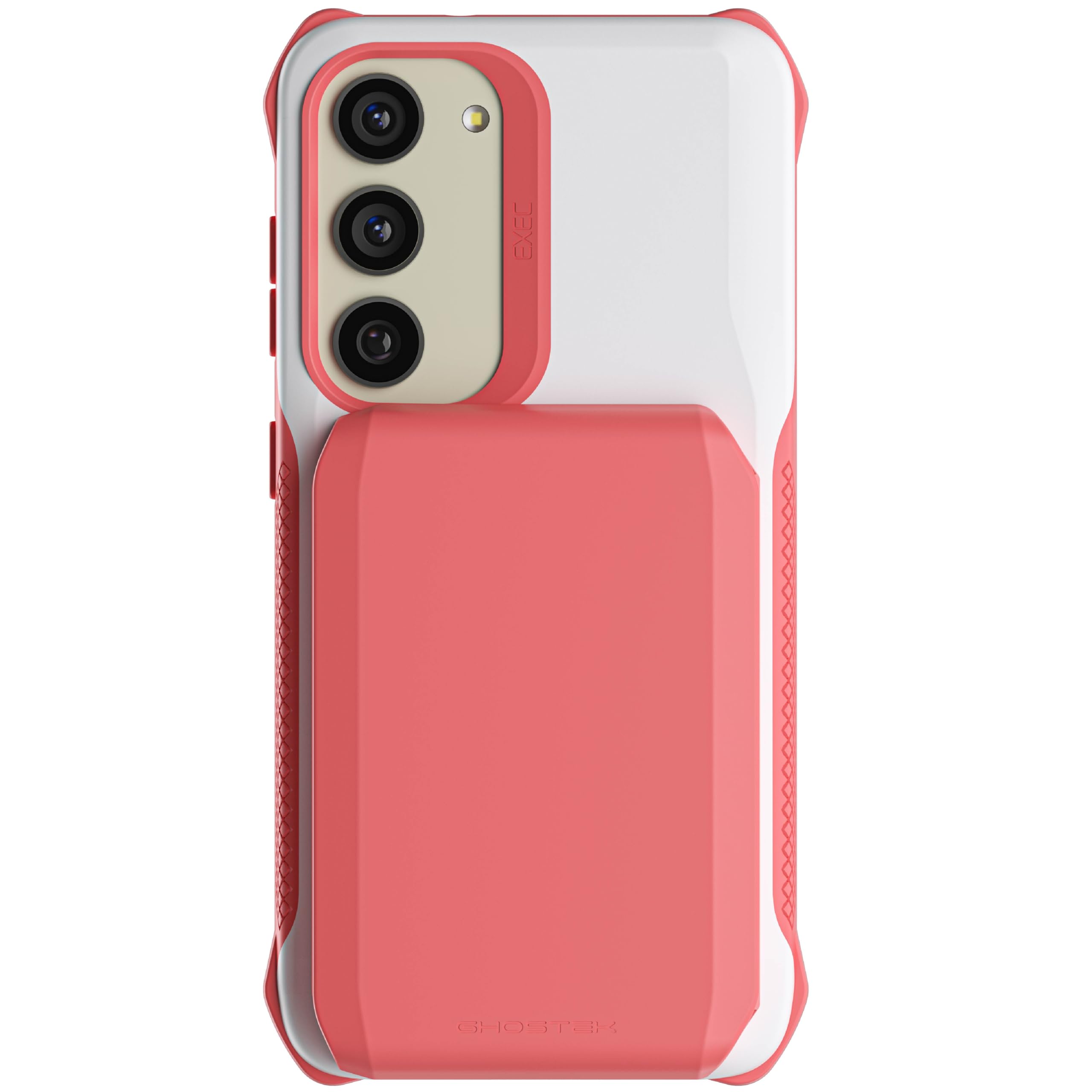 Photo 1 of Ghostek EXEC Galaxy S23 Case Wallet for Women Girls with Detachable Magnetic Credit Card Holder Supports Wireless Charging Protective Phone Cover Designed for 2023 Samsung Galaxy S23 (6.1 Inch) (Pink)