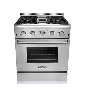 Thor Kitchen HRG3080U 30-Inch Freestanding Gas Range, Stainless Steel
