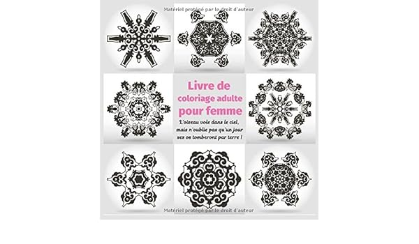 Livre De Coloriage Adulte Pour Femme L Oiseau Vole Dans Le Ciel Mais N Oublie Pas Qu Un Jour Ses Os Tomberont Par Terre Mandala French Edition Caron Lucie 9781693509278 Amazon Com Books