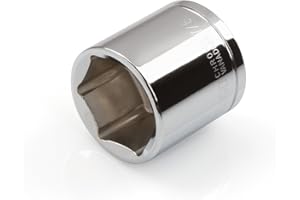 TEKTON 14138 3/8-Inch Drive by 7/8-Inch Shallow Socket, Cr-V, 6-Point