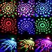 AKDSteel Party Light 3W Mini Disco Ball 7 Colors Sound Activated Strobe Lights Dj Stage Lamp with Remote Controller for Party, Festival, Bar, Club, Wedding, KTV, Outdoor