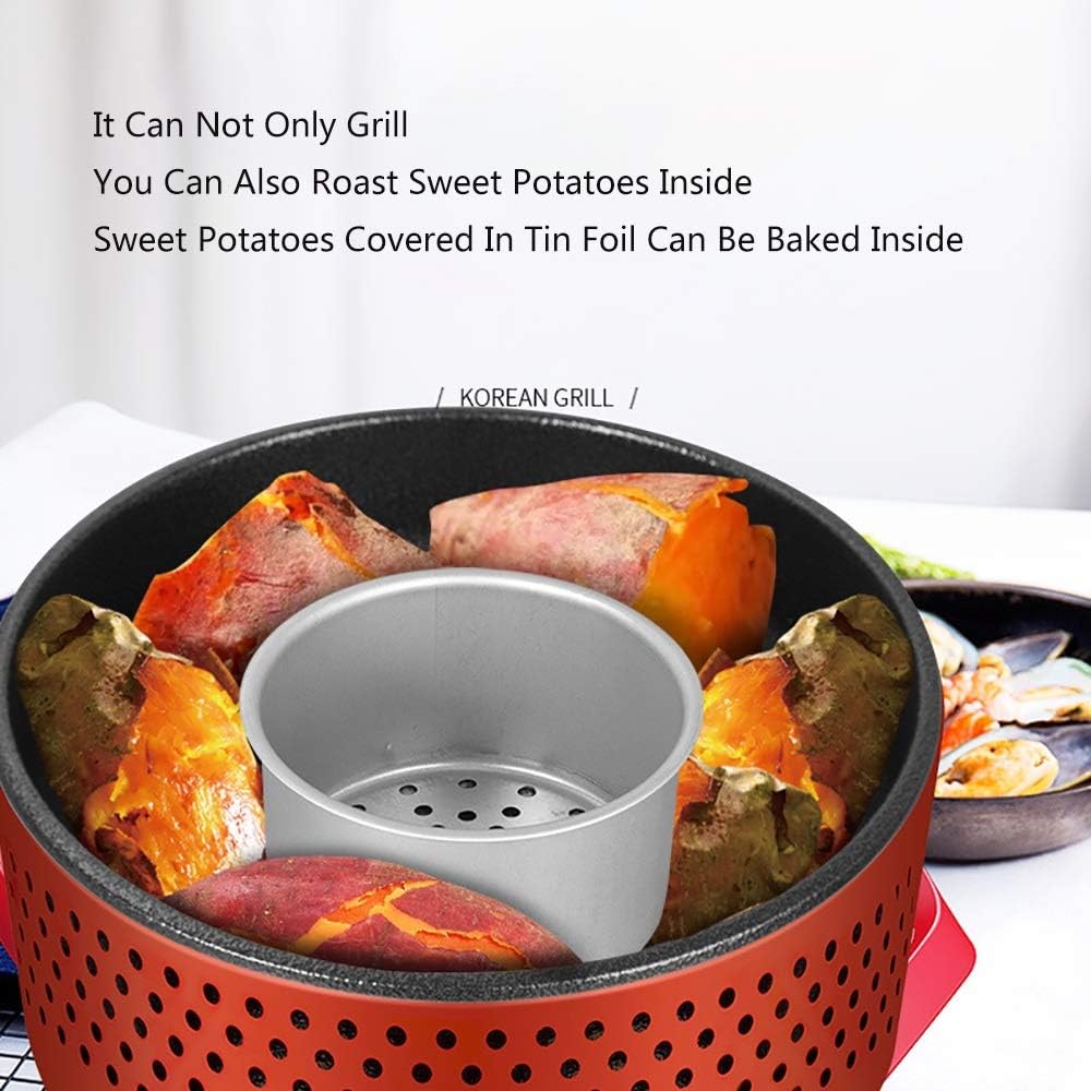 review DUX-ZW In Addition To The Ventilation Effect,The Portable Baking Tray Also Has A Heat Dissipation Function,A Humanized Design,Suitable For Home Kitchens And Outdoor Barbecues ,Automatic Adjustment
