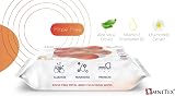 Omnitex Luxury Thick Body Cleansing Wipes 80 Count Aloe Vera Paraben Free view 3