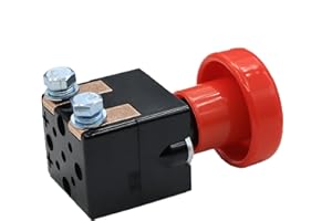 PLENTZOM 48V 125A New Electric Pallet Truck Emergency Stop Switch 1115-510008-00 111551000800 Compatible with Big Joe EZ30 E3