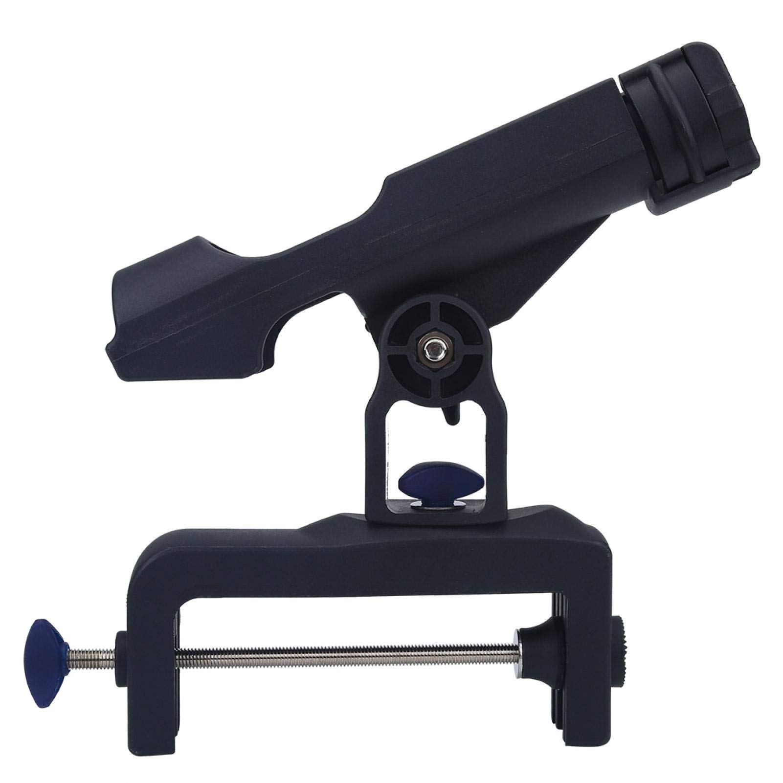 Fishing Rod Holder, 360 Degree Adjustable Boat Fishing Pole Racks With 14cm Opening Clamp Ship Chord Fix Fishing Rod Stand Bracket For Kayaks,Boats,Canoes,Yacht