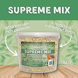Copdock Mill Wild Bird Seed Supreme Mix 5L Tub All Year All Species view 2