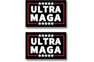 LYMHY 2 Pack Anti Joe Biden Ultra MAGA Car Magnet Proud Pro Donald Trump Republican America 2022 Funny MagnetAuto Truck Fridge Magnetic Decal Bumper Magnet