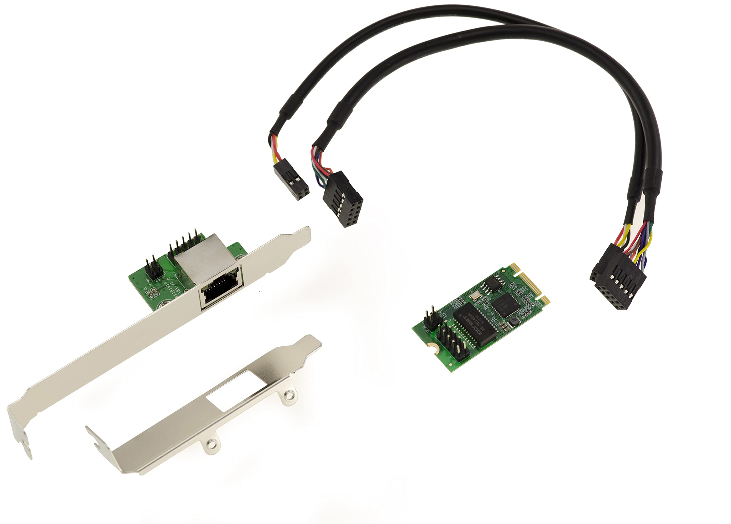 KALEA-INFORMATIQUE M2 M.2 NGFF PCIe B M Key 2.5 Gigabit RJ45 LAN ethernet 10 100 1000 1G 2.5G with Intel I225 Chipset