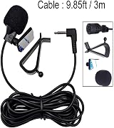 NewTH 3.5mm Car Microphone with 3m Cable Dash Mount Clip view 4