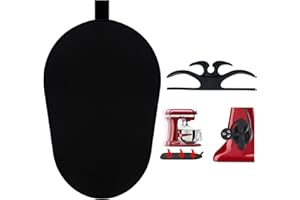 OWOWONG Sliding Mat for Kitchenaid Mixer, Mover Mat Pad for 5-8Qt Bowl Lift Stand Mixer, Kitchen Appliance Slider Compatible for Pro 600 Stand Mixer with Black Kitchen Accessory, Kitchen Aid Mixer Accessories