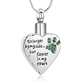 memorial jewelry Your Wings were Ready, But My Heart was Not Stainless Steel Carved Locket Cremation Urn Necklace for Pet Dog Cats