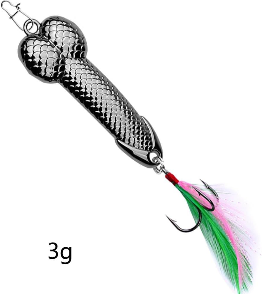 JaneDream VIB Spoon Scales Lures Fishing Bait with Feathered Treble Hooks Gun black with hook 3g