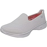 Skechers Performance Women's Go Walk 4 - Pursuit Walking Shoe, White, 9.5 M US
