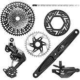 SRAM Eagle 90 Ebike Groupset - 165mm, Brose, 36T, Clip-on Guard, Chain, | XS-1275 10-52t, Single Click Shifter, Rear
