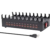 300W Charging Station for Multiple Devices - 24 Ports USB Fast Charging Station with Smart Power Delivery - Kindle, Phone, Tablet Charger Station for Home, Office, School