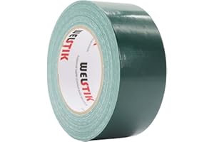 WELSTIK Professional Grade Dark Green Duct Tape, Waterproof Duct Cloth Fabric,Duct Tape for Photographers,Repairs, DIY, Craft
